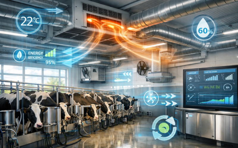 Dairy Parlor Ventilation Heat Recovery Market To Reach $3.2 Billion By 2033