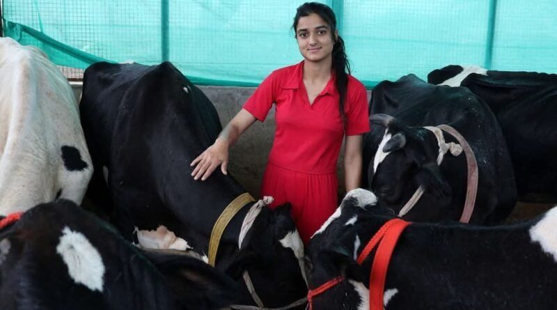 Sakina Thakur Builds a Dairy Business with 14 Holstein Friesian Cows