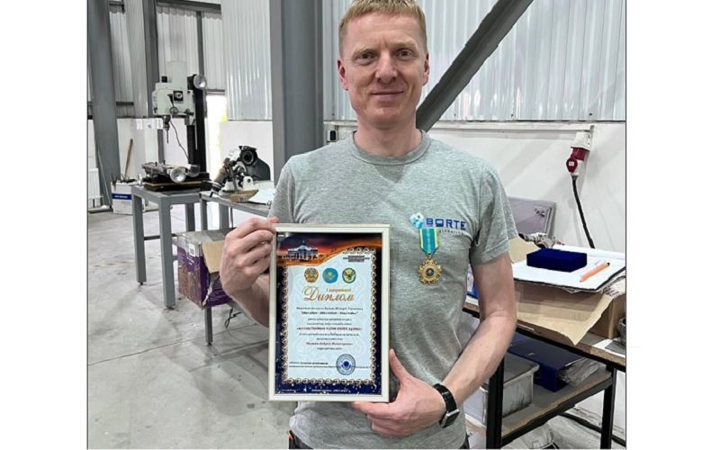 Андрей Милько из Borte Engineering удостоен государственной награды как лучший работник Казахстана