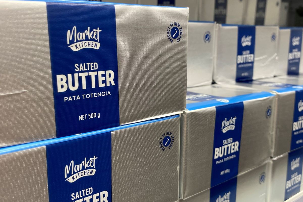 Will the introduction of The Warehouse's $5 own-brand butter have an impact on prices?