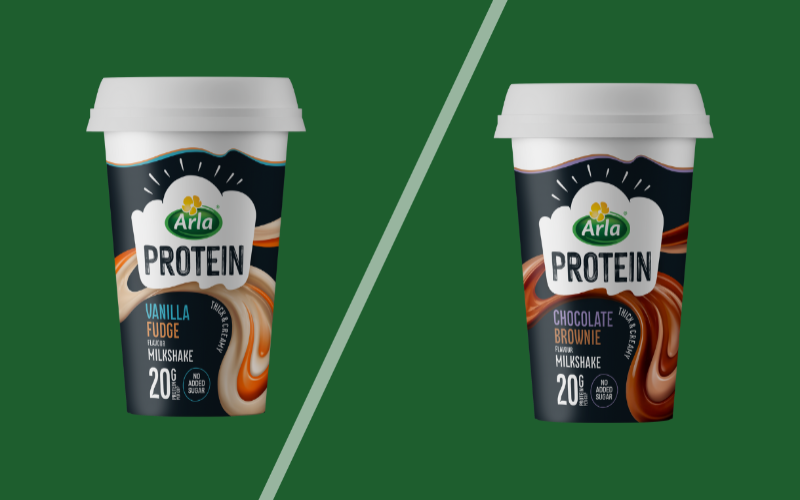 Arla Launches High-Protein Milkshake in a Cup