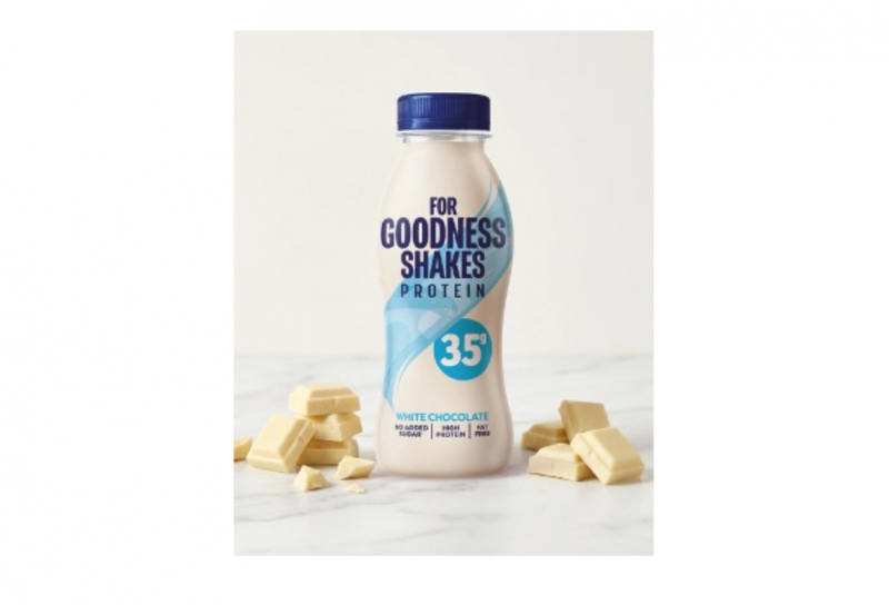 For Goodness Shakes Launches New White Chocolate Protein Shake