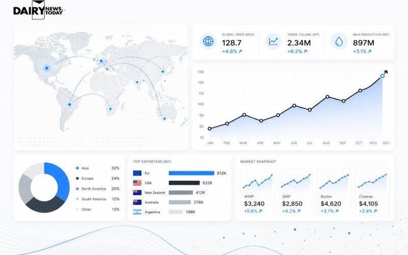 RaboResearch прогнозирует прибыльный сезон для молочной отрасли Новой Зеландии в 2026/27 годах