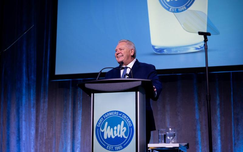 Premier Ford Reaffirms Commitment to Dairy Supply Management in Ontario
