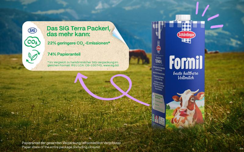 Berglandmilch pioneers SIG’s alu-layer- free full barrier aseptic carton in Austria, cutting CO 2