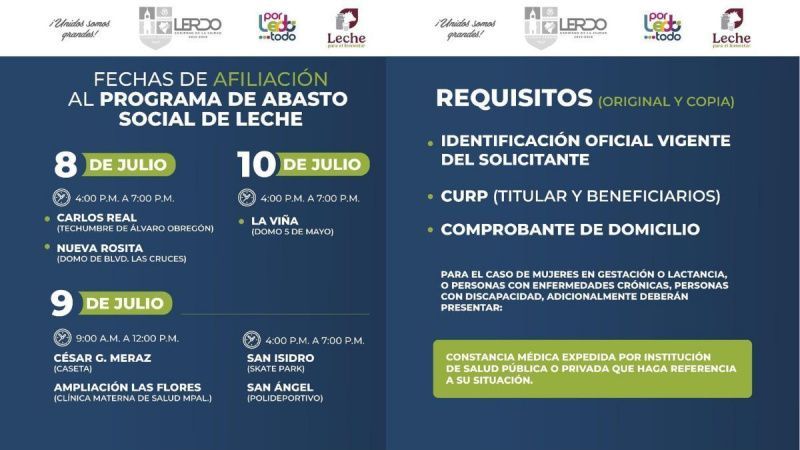 Lerdo Launches Subsidized Milk Registration to Combat Inflation