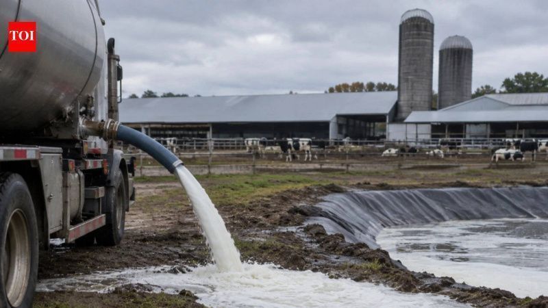 Los productores de lácteos de EE.UU. desecharon 43 millones de galones de leche en 2016