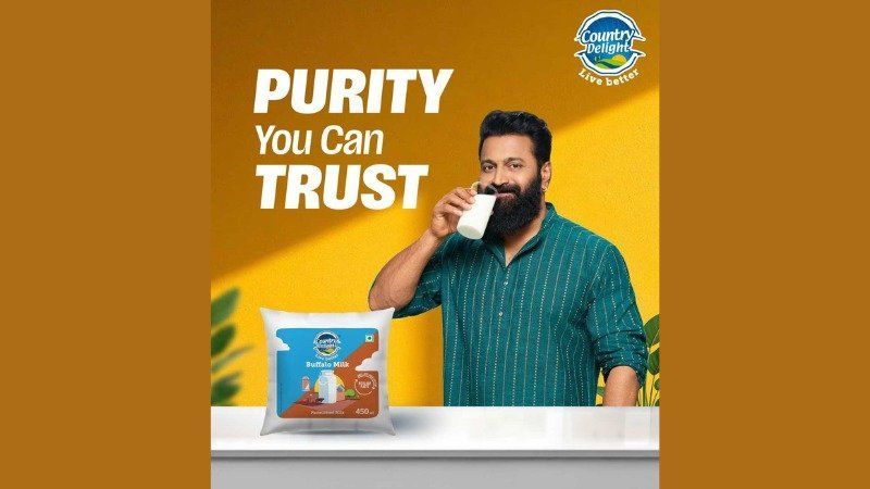 Country Delight partners with Rishab Shetty to promote dairy range