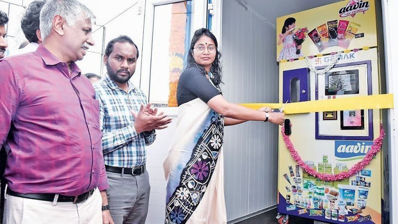 Aavin Relaunches Automated Milk Vending in Nilgiris