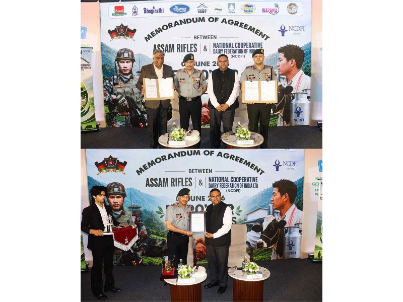 NCDFI and Assam Rifles Enhance Milk Supply through Cooperative Agreement