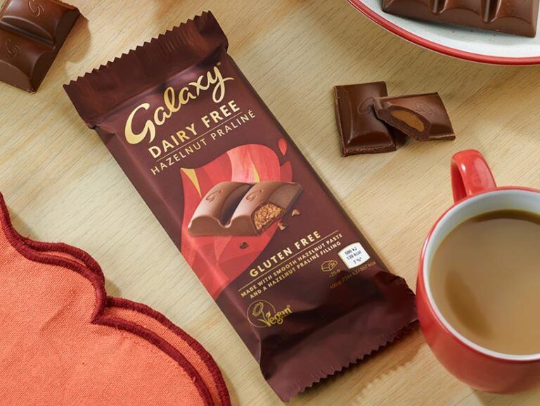 Galaxy Expands Vegan Chocolate Line with Hazelnut Praliné Bar