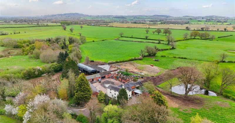 Dairy Farm in Wem Offers Development Potential for Over £700,000