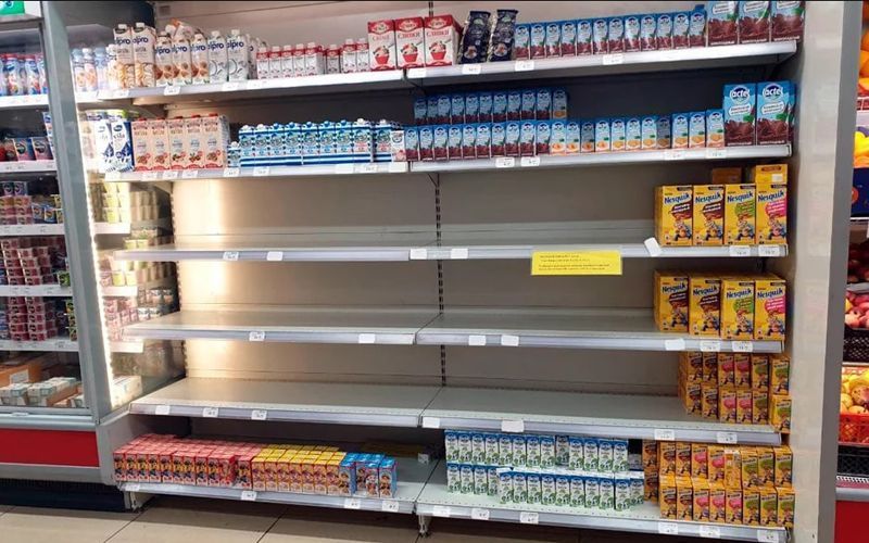 В Ташкенте начались перебои с пакетированным молоком