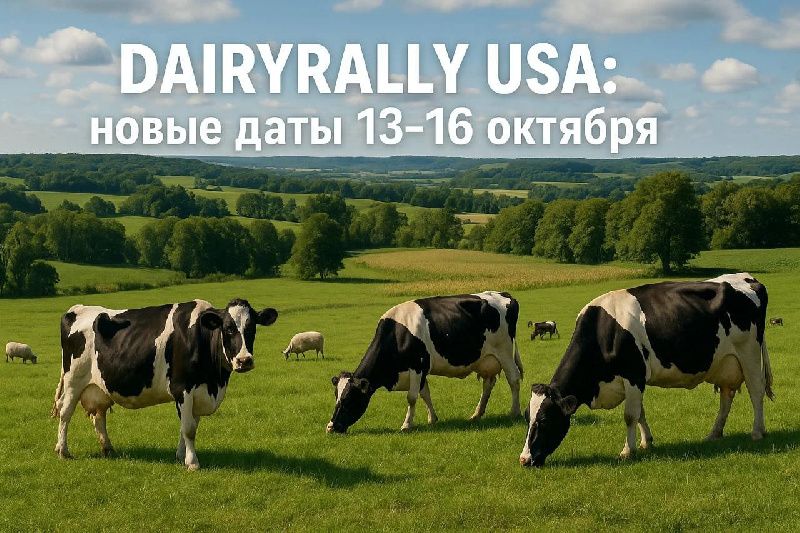 DairyRally USA переносится на 13-16 октября 2025 года