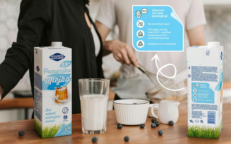 Slovenia's Pomurske Mlekarne Launches Aluminum-Free Aseptic Milk Cartons