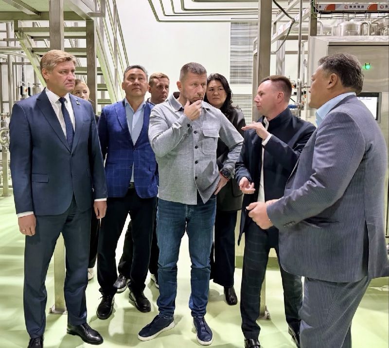 Exponenta Group обсуждает запуск совместного производства молочной продукции в Казахстане на базе RnR Group