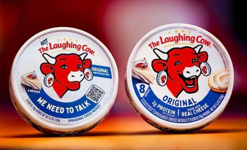 The Laughing Cow Changes Its Expression in US Campaign