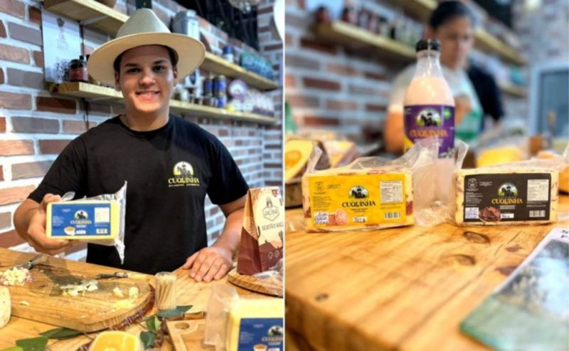 Un joven de 17 años convierte la leche de su madre en un negocio de quesos