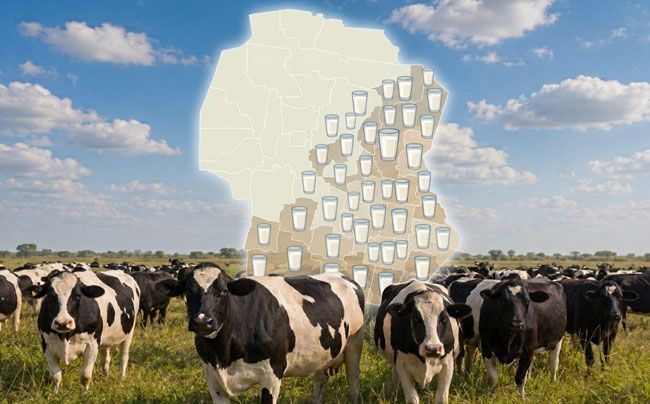 Three Córdoba Departments Account for 70% of Milk Output