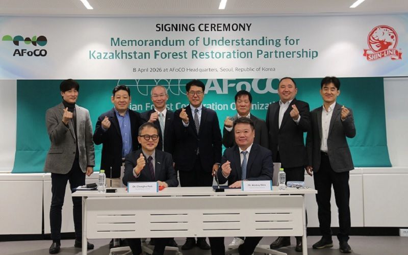 «Шин-Лайн» подписала меморандум с AFoCO и запускает экологический проект в Казахстане