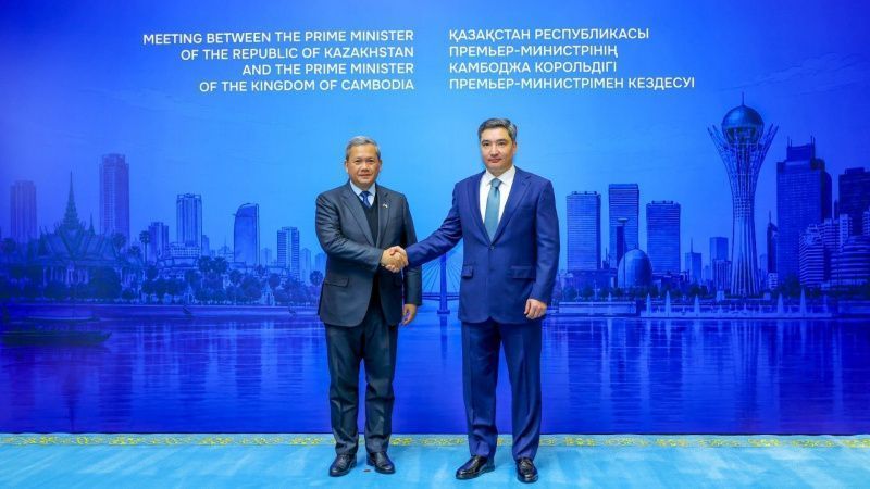 Kazakistan, Kamboçya ile Asya'daki Ulaşım Rotalarını Birleştirmeyi Teklif Etti