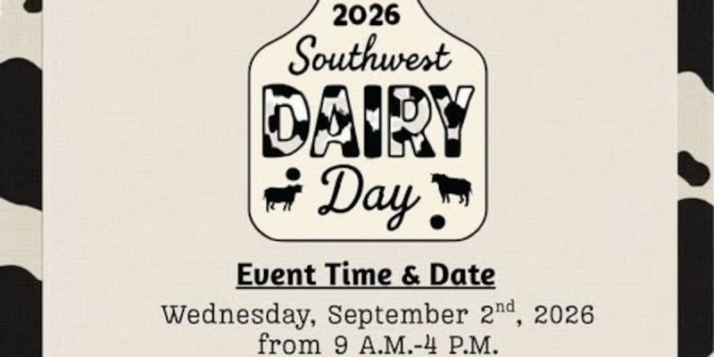 Southwest Dairy Day Will Take Place in Dalhart on September 2, 2026