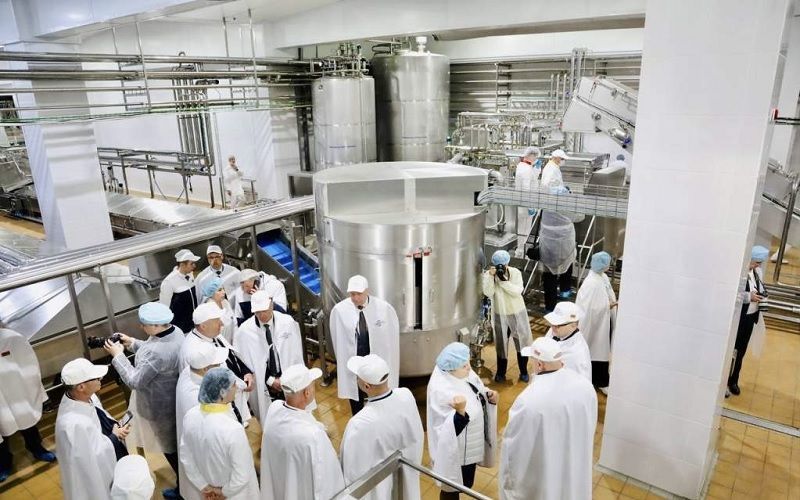 «Молочный Мир» открыл в Щучине новый цех по производству моцареллы