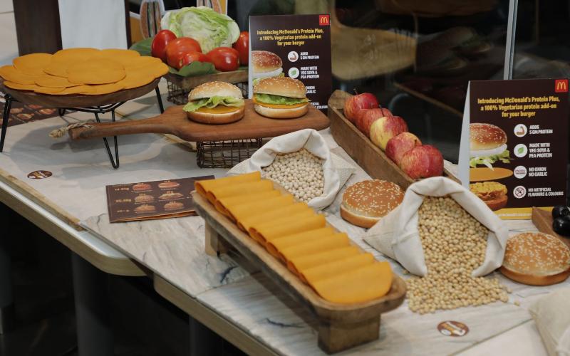 McDonald's, Güney Hindistan'da Eşsiz Bir Vejetaryen Protein Dilimi Tanıttı