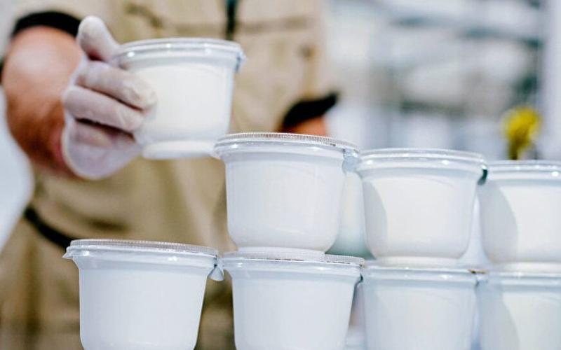 Circular Economy: Yogurt Containers Turned Shelving Units
