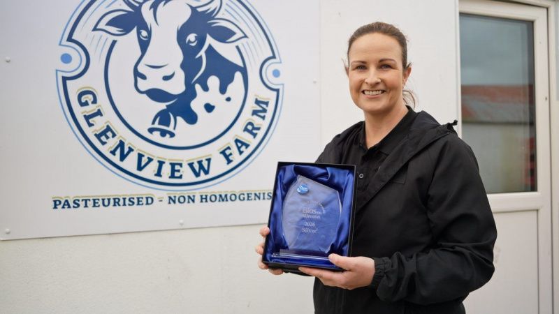 Glenview Farm wins dairy award six months after launch
