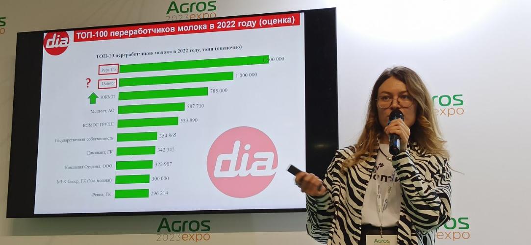 Екатерина Захарова: Пока первая сотня молочных производителей РФ в 2021 года росла, остальные стагнировали Екатерина Захарова: Пока первая сотня молочных производителей РФ в 2021 года росла, остальные стагнировали