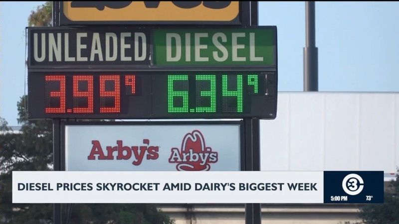 Rising Diesel Costs Squeeze US Dairy Margins