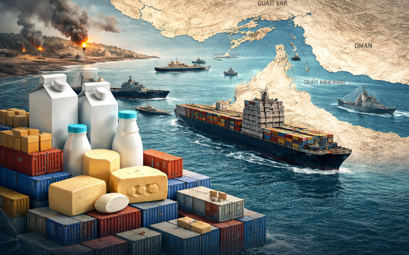 Strait of Hormuz Crisis Threatens Billions in Global Dairy Trade