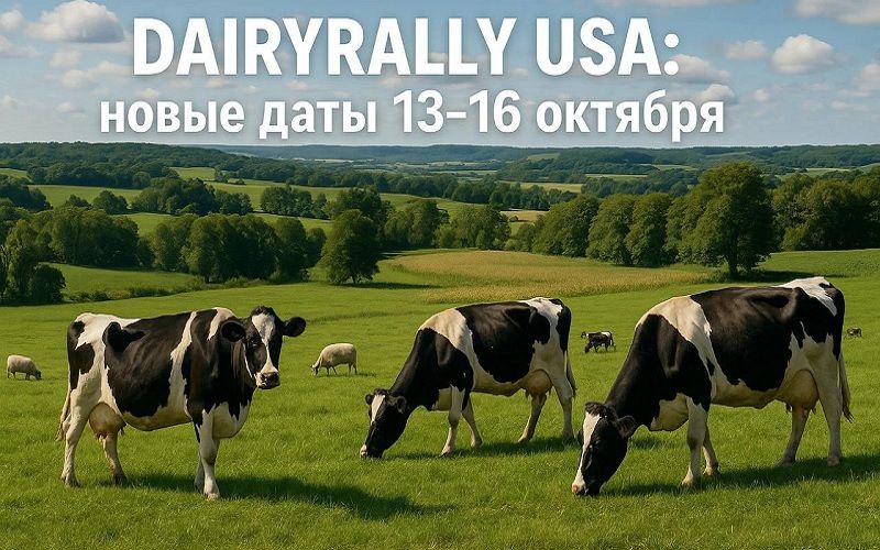 DairyRally USA переносится на 13-16 октября 2025 года