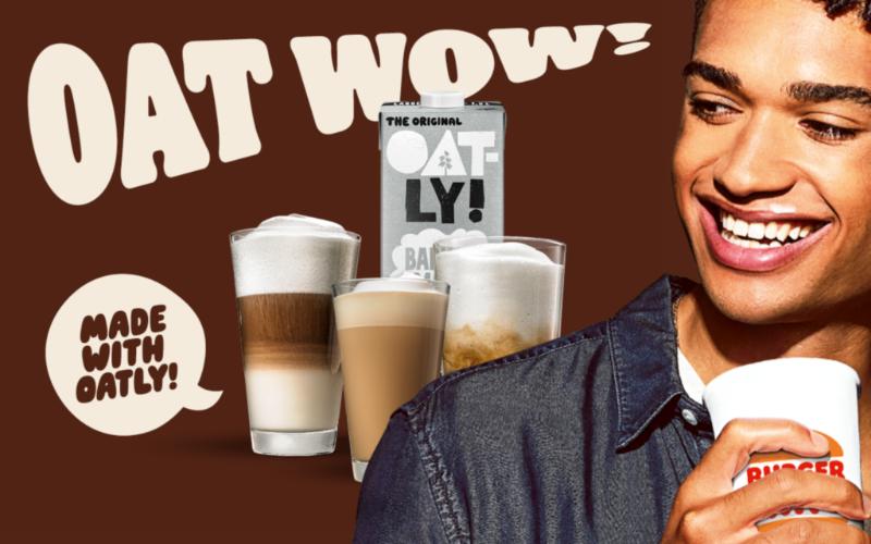 Burger King'in Oatly'nin Baristamatic Yulaf Sütü ile Kısa Süreli Geçişi