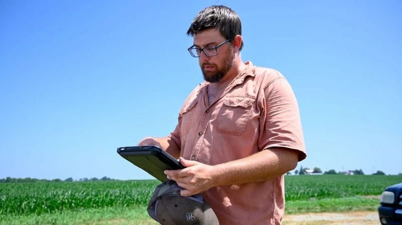 Dairy Farmers Apply Manure Before Corn Harvest