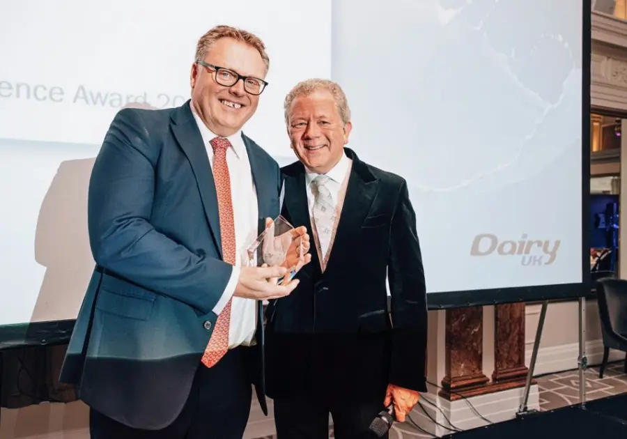 Dairy UK Gives Terry Jones Its Excellence Award