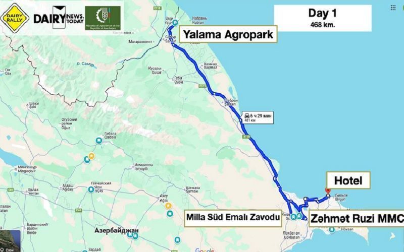We continue exploring "dairy" Azerbaijan as part of the DairyRally: from the artisanal SAB plant to the largest farm, Yalama Aqropark.
