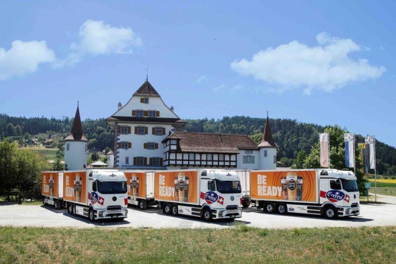 Emmi Schweiz deploys three electric refrigerated trailers