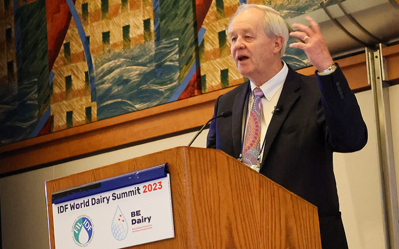 Michael Dykes spoke about IDFA's new HR initiatives in the dairy industry