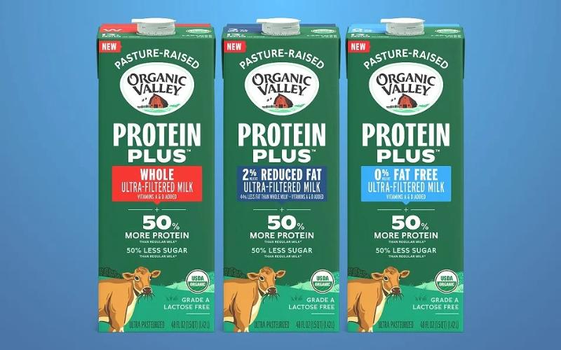 Organic Valley, Artan Talebi Karşılamak İçin Yüksek Proteinli Süt Sunuyor