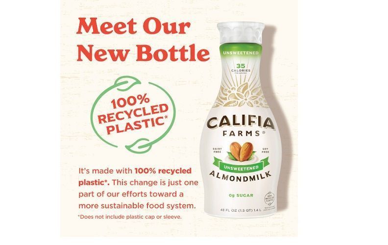 Califia Farms Achieves Milestone with Transition to 100% Recycled Plastic Bottles