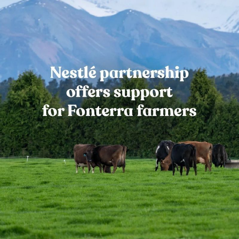 Nestlé and Fonterra Collaborate on Sustainability Incentives