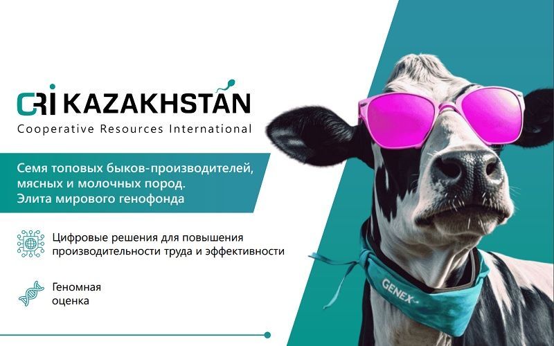 CRI Kazakhstan станет частью международной дискуссии по генетике КРС в Алматы