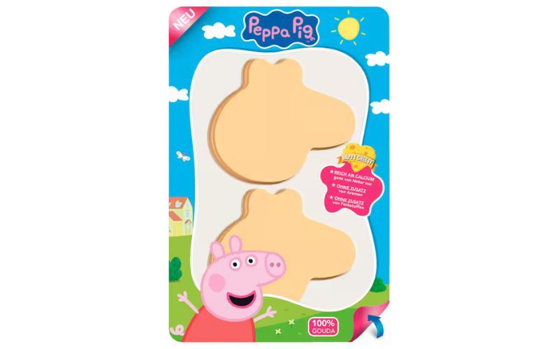 Frischpack Collaborates with Hasbro for Peppa Pig Gouda Cheese Launch