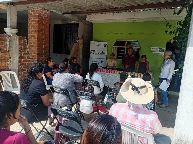 Leche para el Bienestar Reopens Tejupilco Milk Outlet