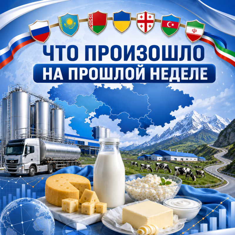 Еженедельный аналитический дайджест DairyNews: 15-21 июня 2026