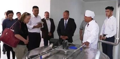 В Андижане создано предприятие по переработке молока