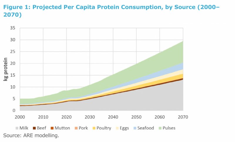 La leche seguirá siendo la principal fuente de proteína animal en India hasta 2070