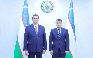 Джамшид Ходжаев провел встречу с министром сельского хозяйства Латвийской Республики Каспарсом Герхардом